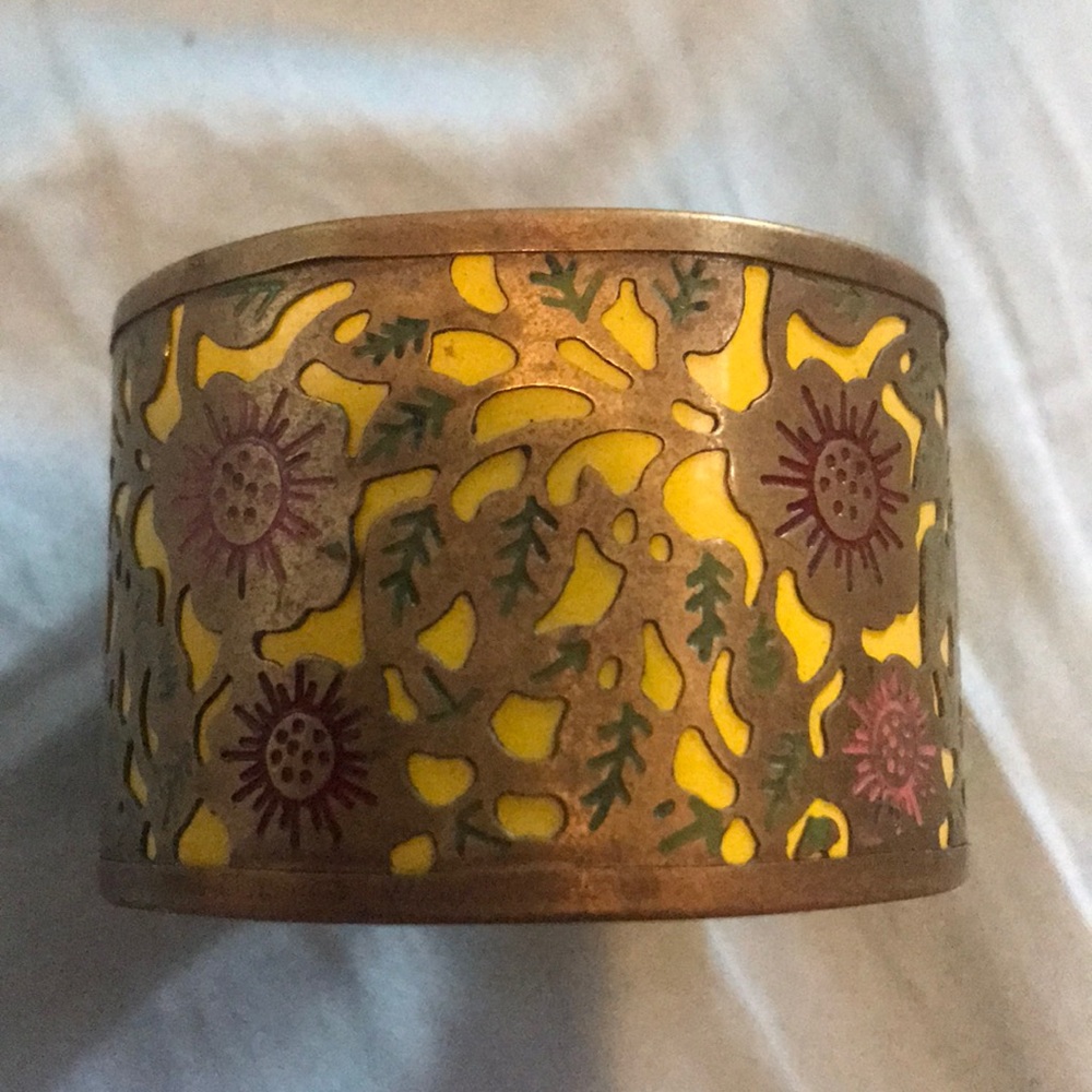 One if a kind gold cuff bracelet